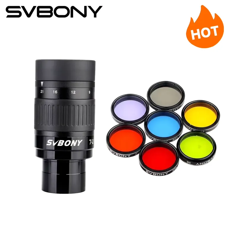 SVBONY Ocular Zoom 7-21mm para Telescópio
