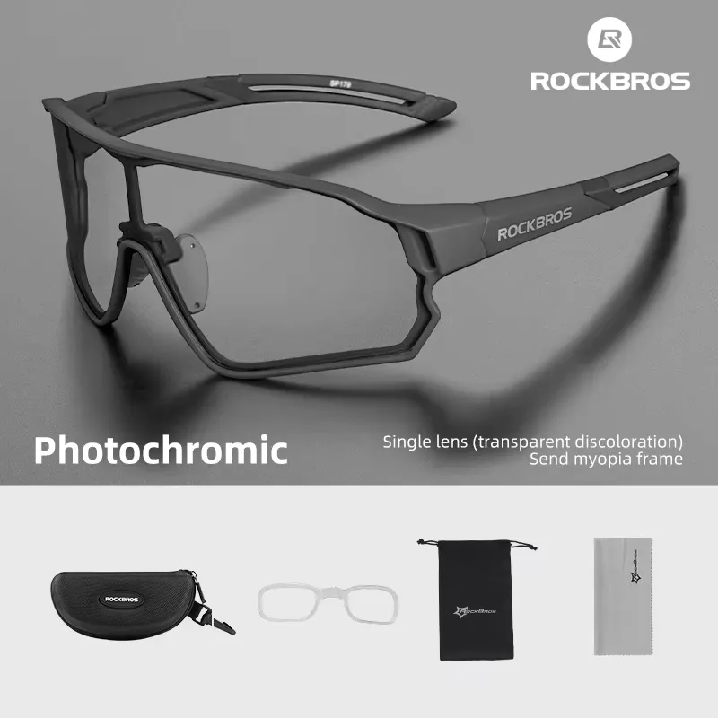 Rockbros Óculos de Ciclismo Fotocrômico UV400