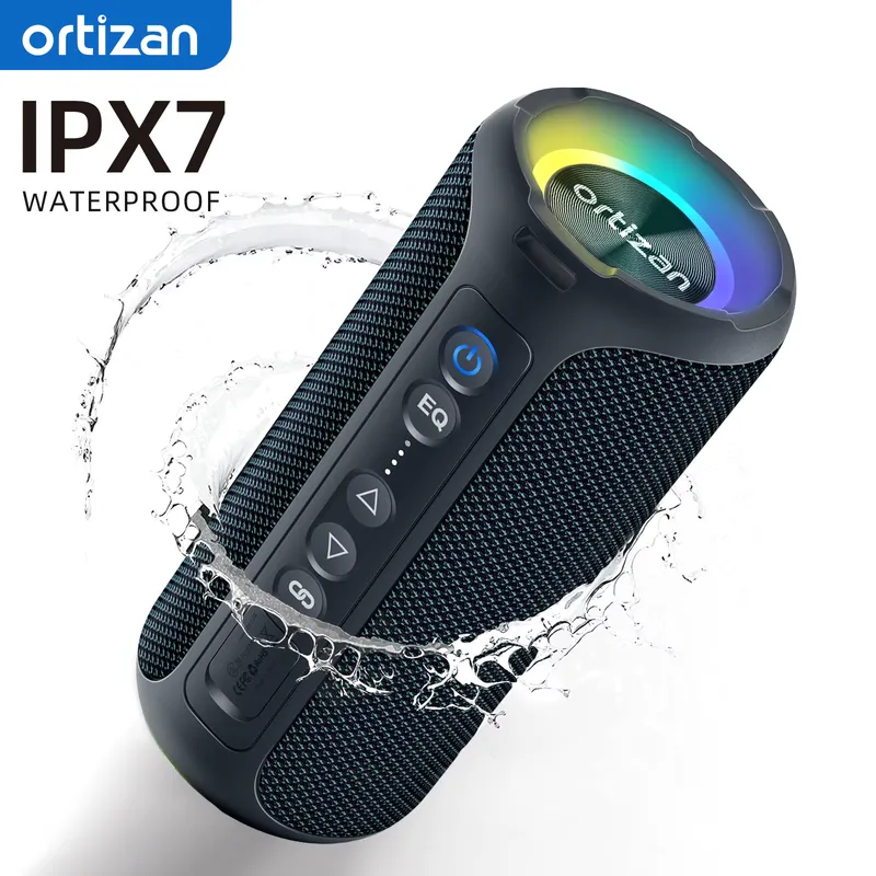Ortizan Alto-Falante Bluetooth 40W Portátil IP7 – 30h de bateria