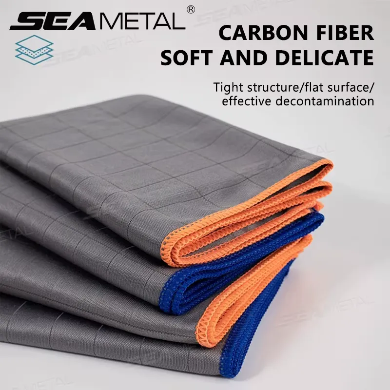 SEAMETAL Pano Microfibra Carbono Limpeza Vidro e Casa