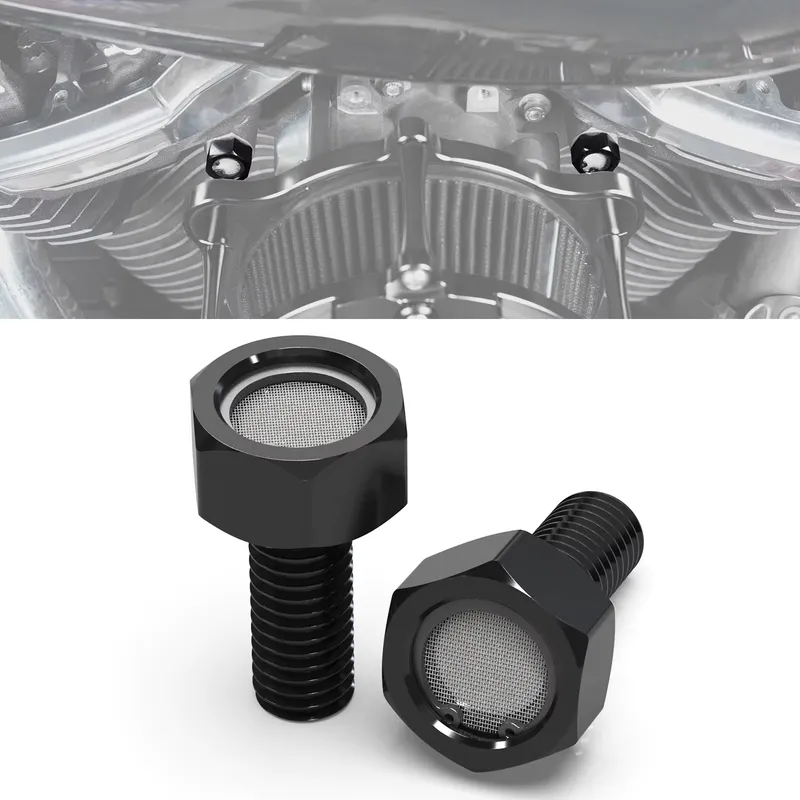 Nicecnc Parafusos de Respiro para Harley Fat Boy e Street Glide