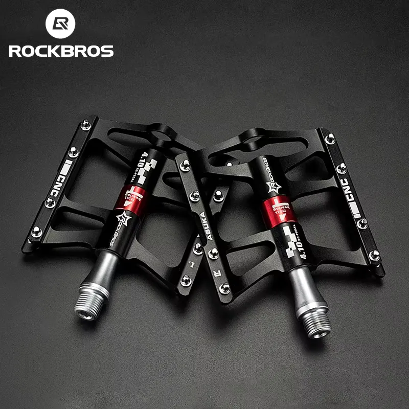 Rockbros Pedal MTB Ultraleve Alumínio 4 Rolamentos