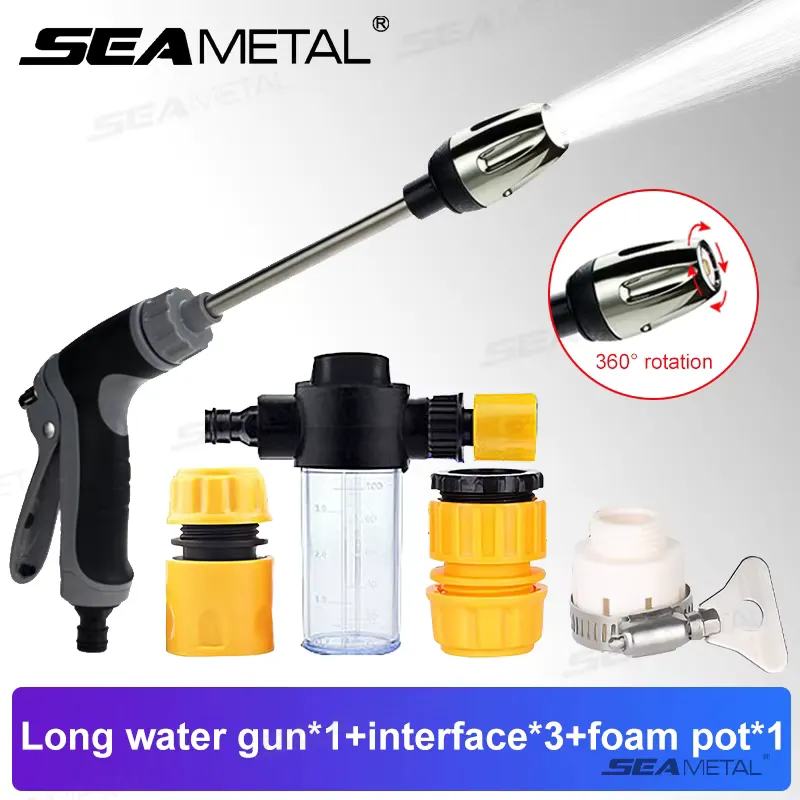 SEAMETAL Pistola de Lavagem Alta Pressão com Espuma