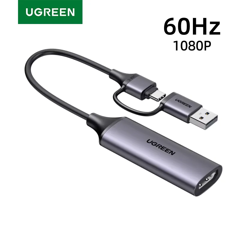 Ugreen Placa de Captura HDMI USB-C 1080P 60Hz