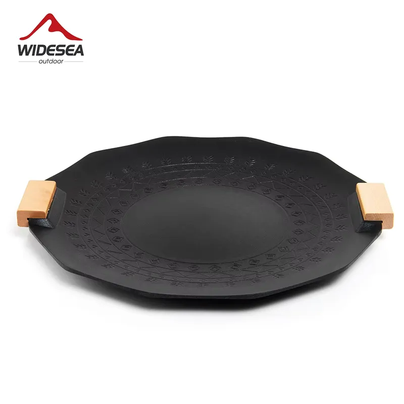 Widesea Placa de Churrasco Antiaderente para Churrasqueira