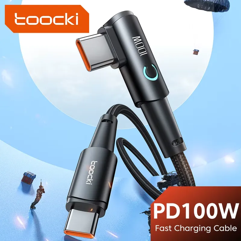 POCO Cabo USB-C 100W 90° - Carregamento Rápido e Dados