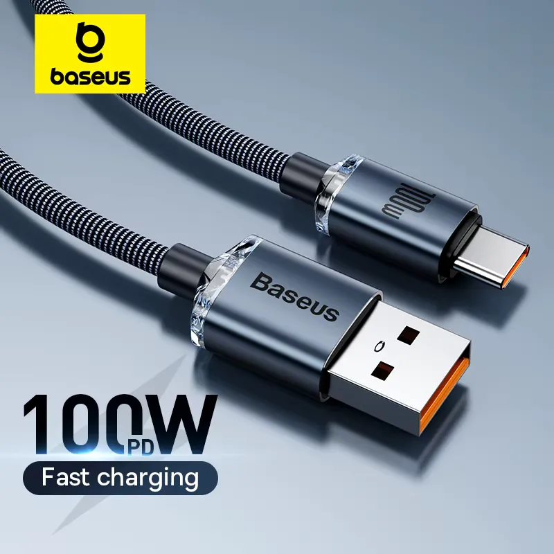 POCO Cabo USB-C 6A 66W Baseus para Realme, Huawei, Samsung