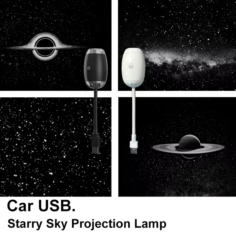 Projetor Galáxia – Luminária LED para quarto, carro e festas