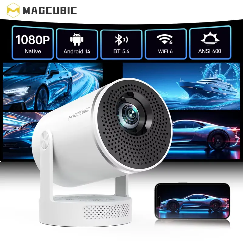 Magcubic HY320Pro-A Projetor 1080P Android 14 Portátil
