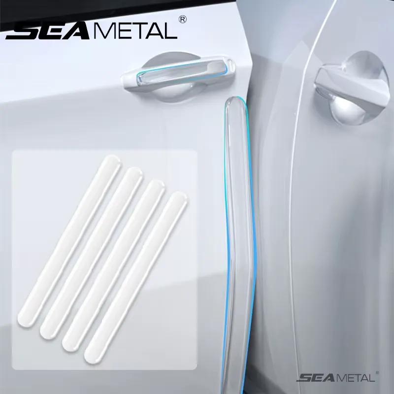 SEAMETAL Protetor Pára-Choques Carro Transparente 4 Peças