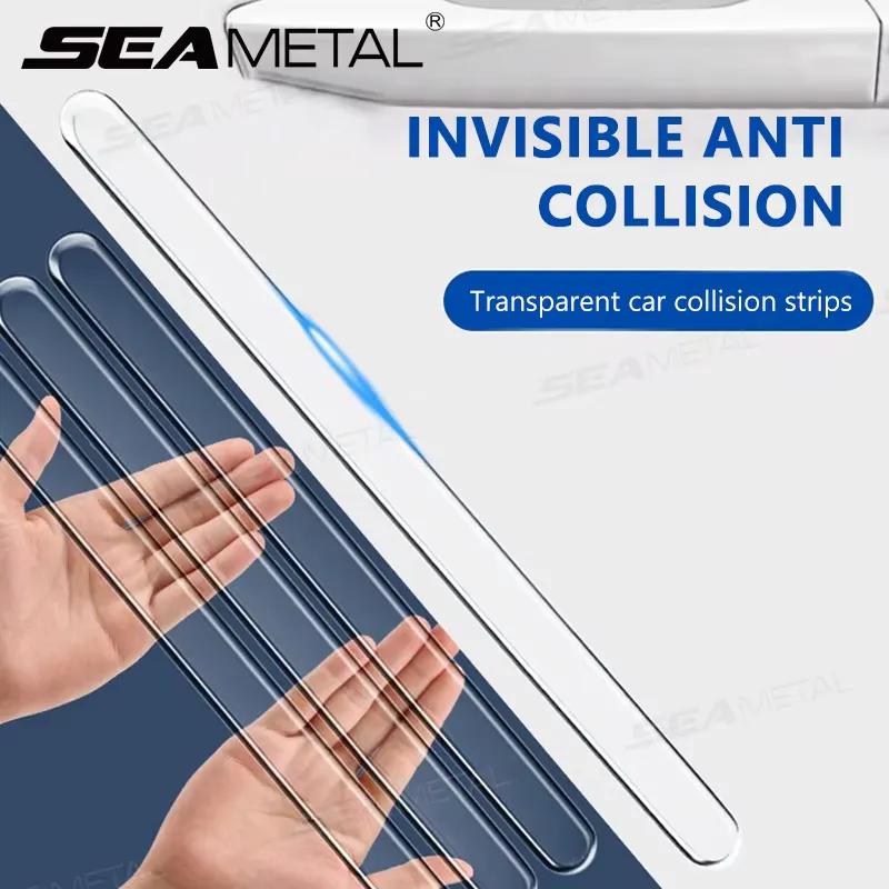 SEAMETAL Protetor Porta Carro 40cm - Tira Transparente Anti-Risco