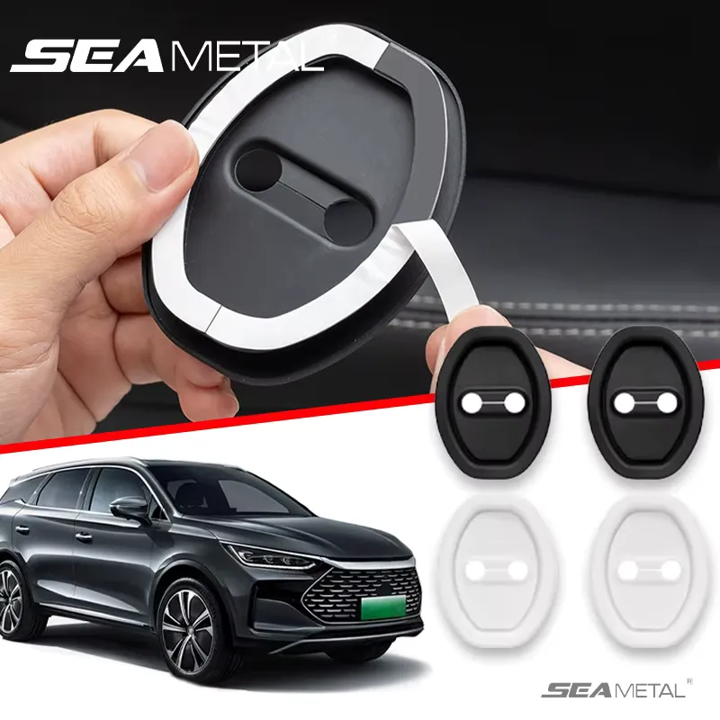 SEAMETAL Protetor Silicone Fechadura Porta Carro 4pç