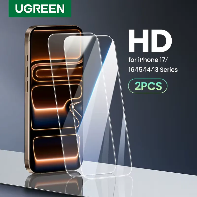 Ugreen Protetor de Tela Vidro Temperado iPhone 16 15 14 13