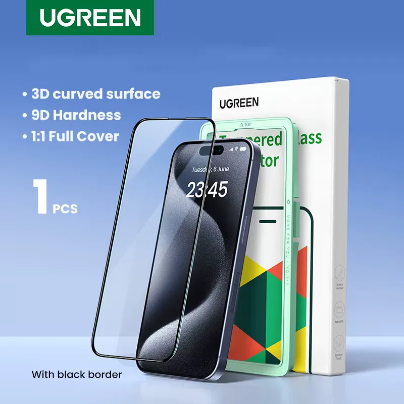 Ugreen Protetor de Tela Vidro Temperado iPhone 15 Pro