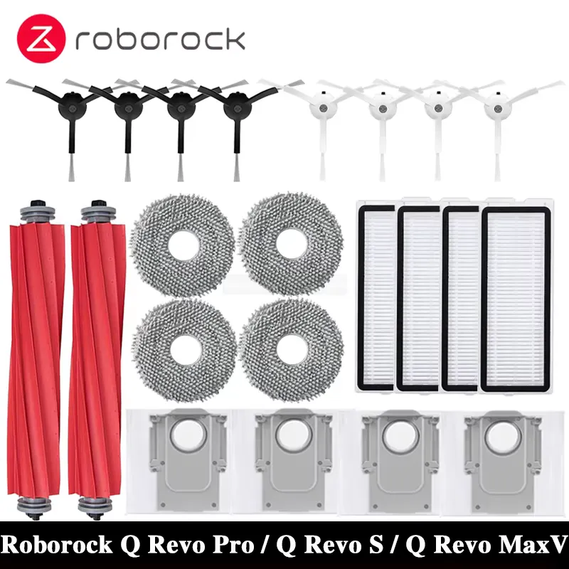 Roborock: Kit Acessórios para Aspirador Robô – Saco, Escova, HEPA