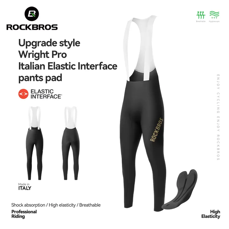 Rockbros Calça Bib Ciclismo Longa Distância Respirável
