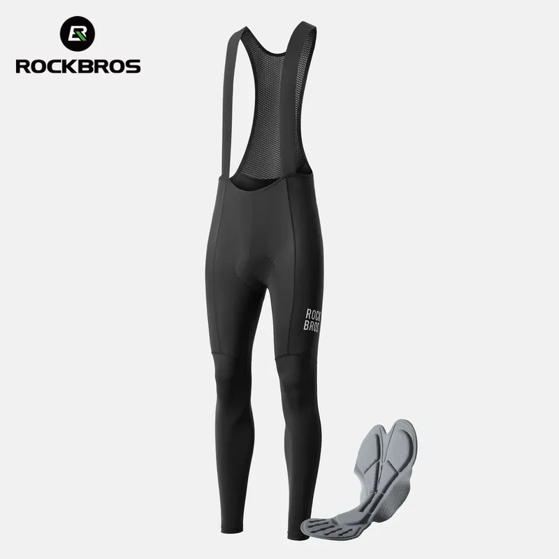 Rockbros Calça Bib Ciclismo Respirável Acolchoada