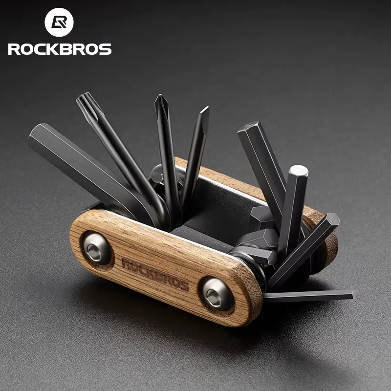 Rockbros Ferramenta 8 em 1 para Reparo de Bicicleta