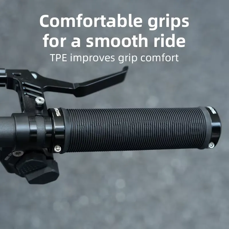 Rockbros Guidão MTB com Grip de Borracha Soft