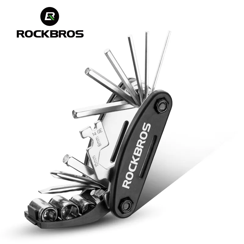 Rockbros Kit 16 em 1 Ferramentas Reparo Bicicleta