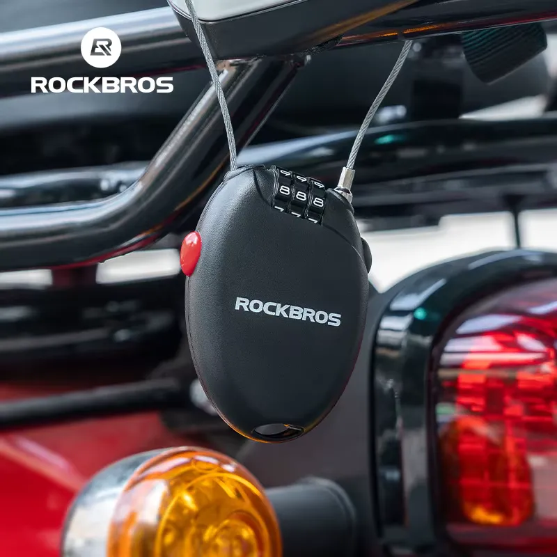 Rockbros Kit Segurança Bicicleta Anti-Roubo com Cadeado