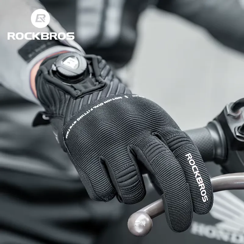 Rockbros Luva Tela Sensível Equitação MTB Bicicleta