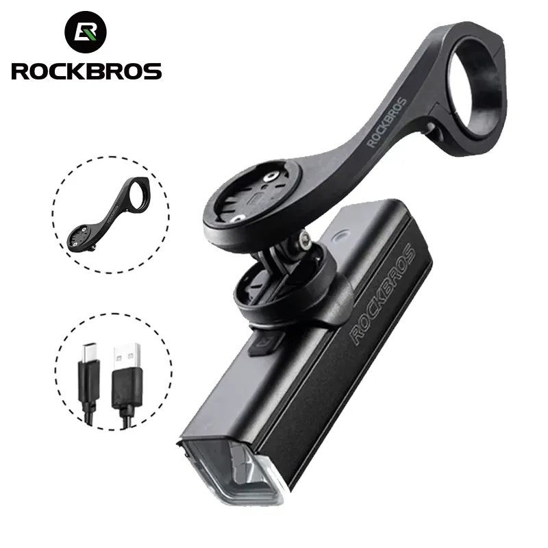 Rockbros Luz Bicicleta 1000lm USB-C - MTB e Estrada