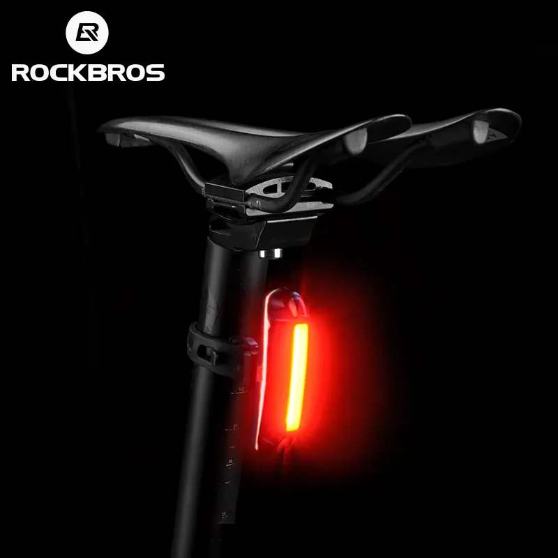Rockbros Luz Traseira Bicicleta LED USB Recarregável