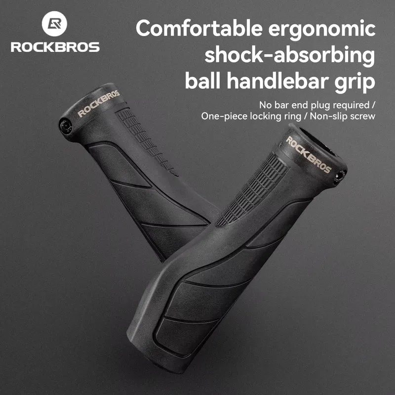 Rockbros Manopla de Bicicleta com Anel de Bloqueio