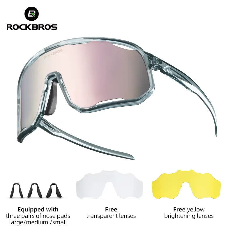 Rockbros Óculos Ciclismo Polarizados Fotocromáticos UV400