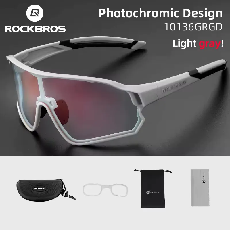Rockbros Óculos Fotocromáticos para Ciclismo UV400