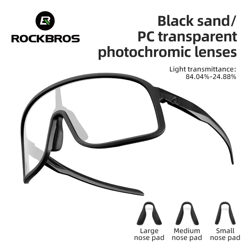 Rockbros Óculos Fotocromáticos HD para Ciclismo e Esportes
