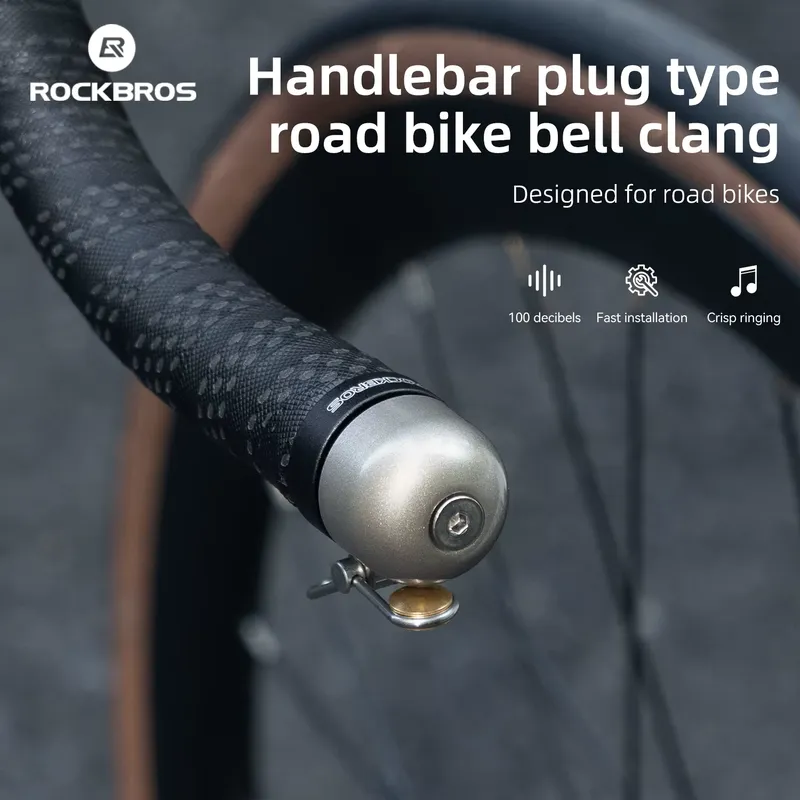 Rockbros Sino de Bicicleta 100dB - Som Alto e Claro