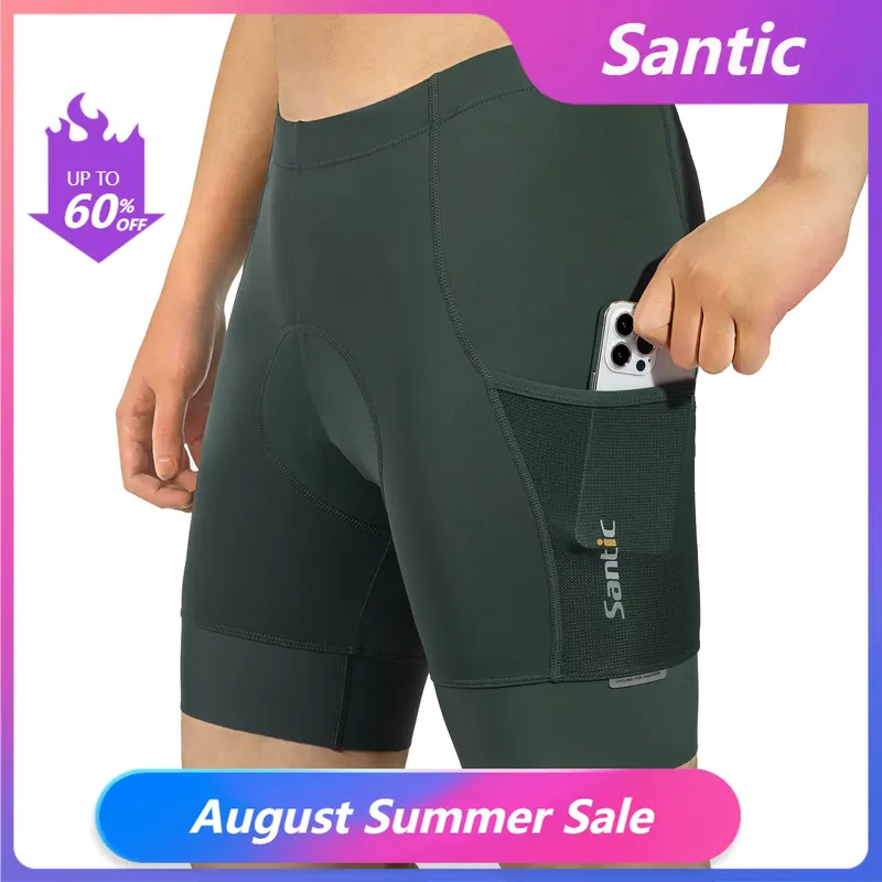 Santic Calção Ciclismo 4D Acolchoado MTB Masculino