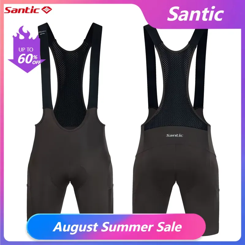 Santic Calção Ciclismo MTB Masculino Reflexivo Respirável