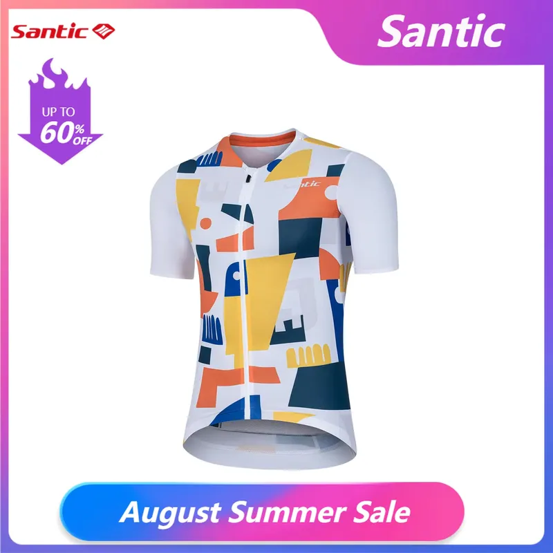 Santic Camisa Ciclismo Masculina Manga Curta