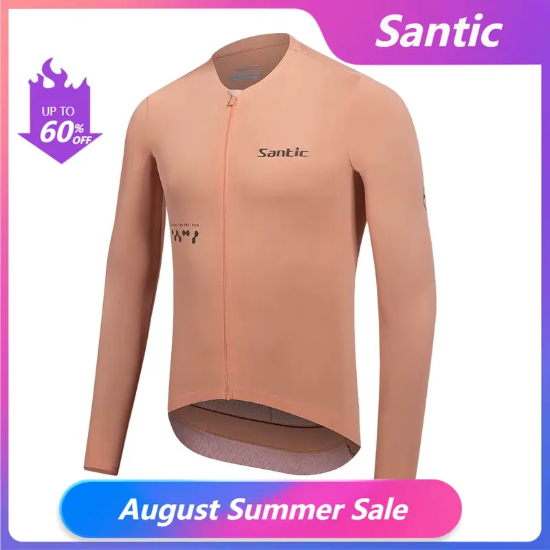 Santic Camisa Ciclismo Manga Longa Masculina