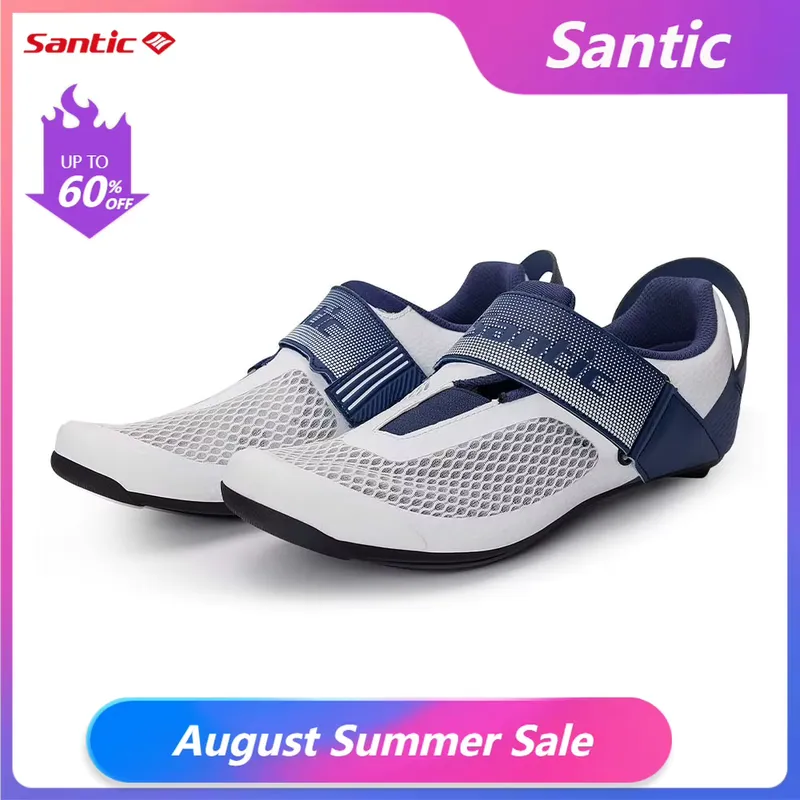 Santic Sapato Ciclismo Masculino Triathlon Náilon