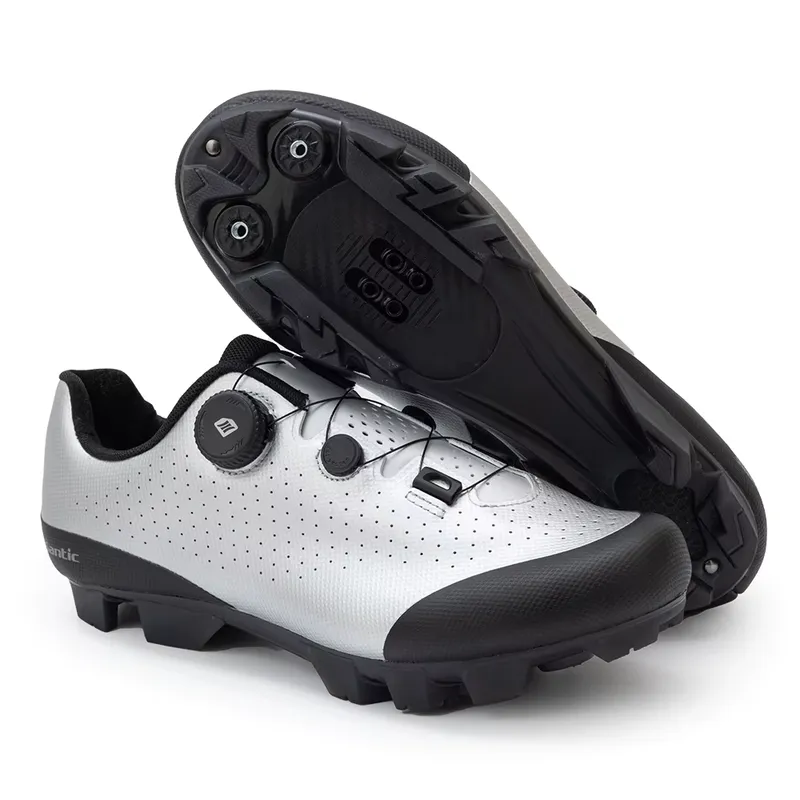 Santic Sapato de Ciclismo MTB Unissex Respirável