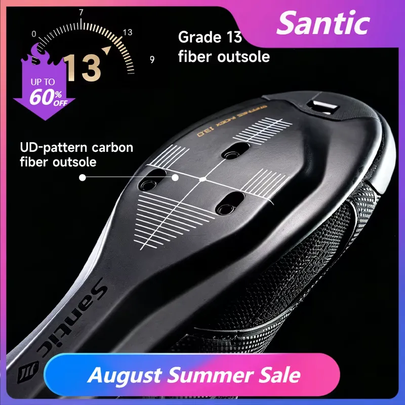 Santic Sapatilha Ciclismo Estrada Fibra Carbono