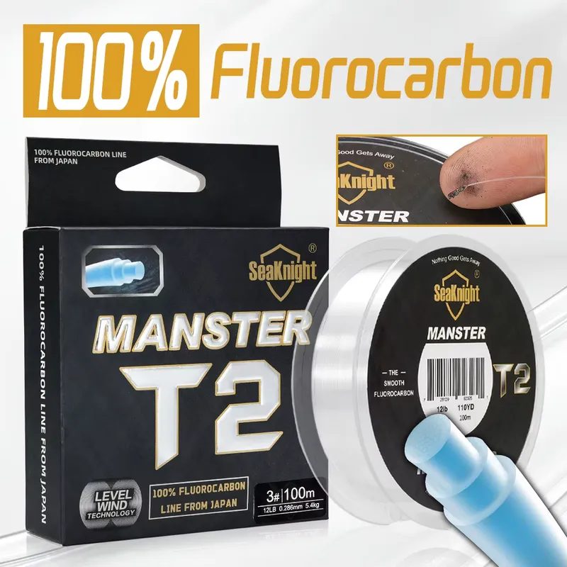 SeakNight Manster T2 Linha Fluorocarbono 100M Pesca