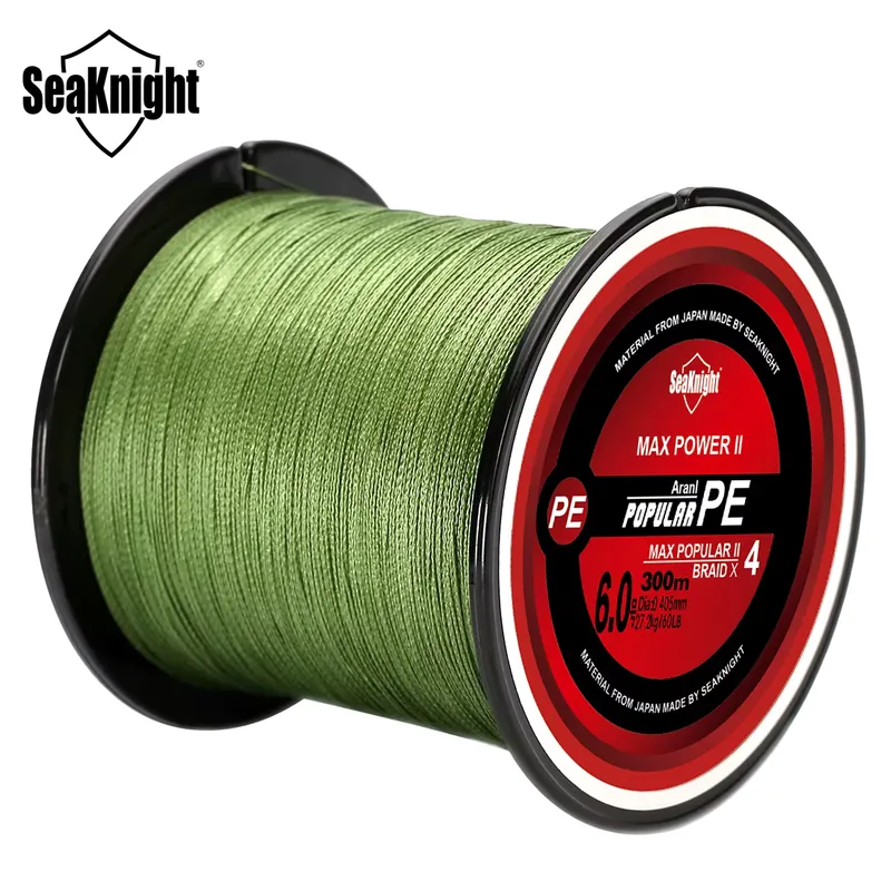 SeakNight TriPoseidon Linha de Pesca 300M 8-60LB