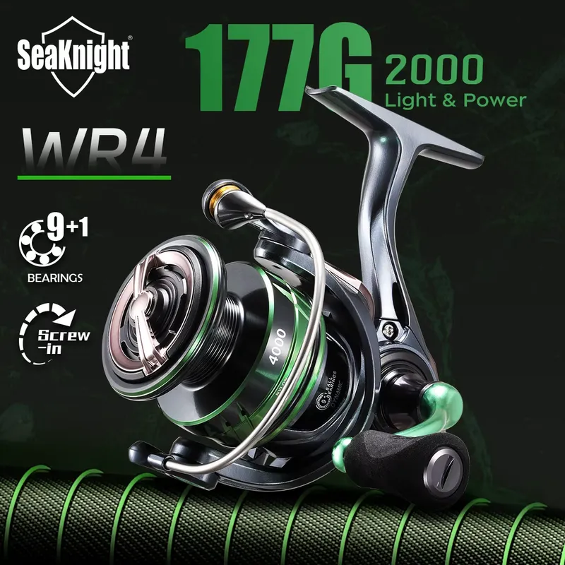 SeakNight WR4 Carretilha Pesca 5.2:1 Fibra Carbono