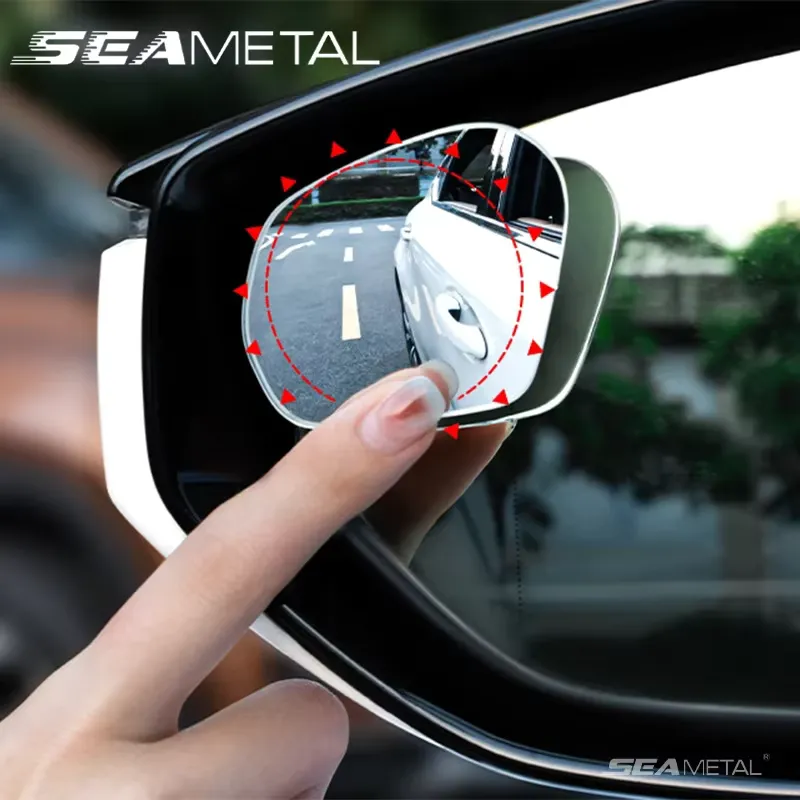 SEAMETAL Espelho Retrovisor 360° Ajustável sem Moldura