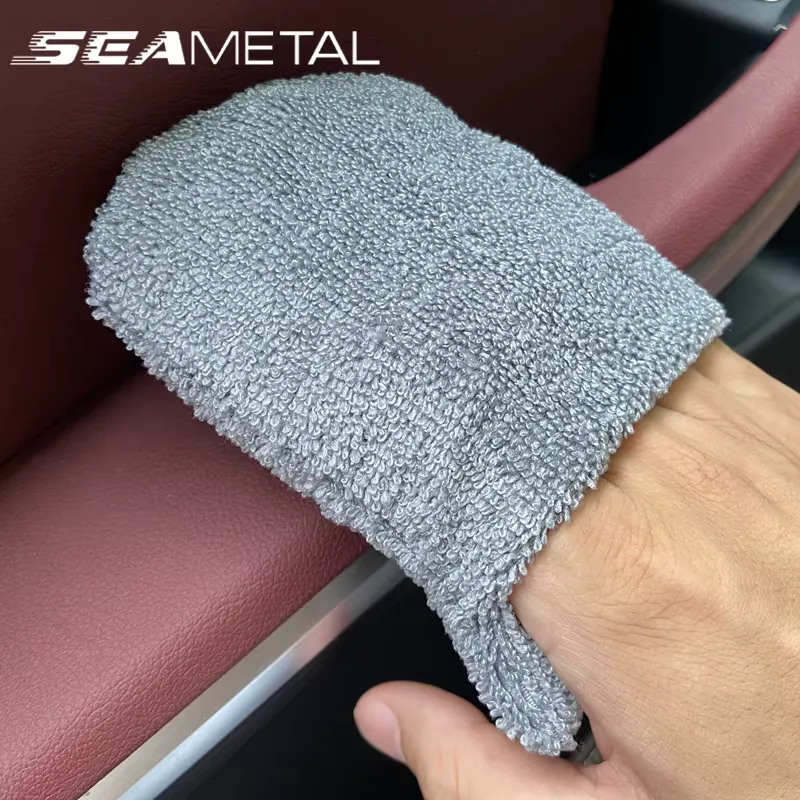 SEAMETAL Kit 5 Aplicadores de Cera para Carro