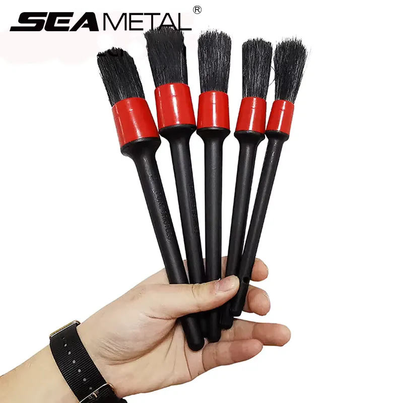 SEAMETAL Kit Escova Limpeza Auto com 5 Peças