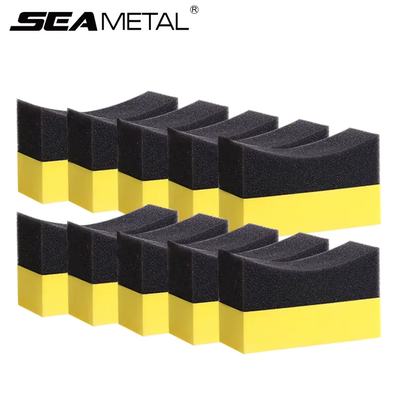 SEAMETAL Kit Escovas Esponja Limpeza Roda Carro - 5/10 Peças