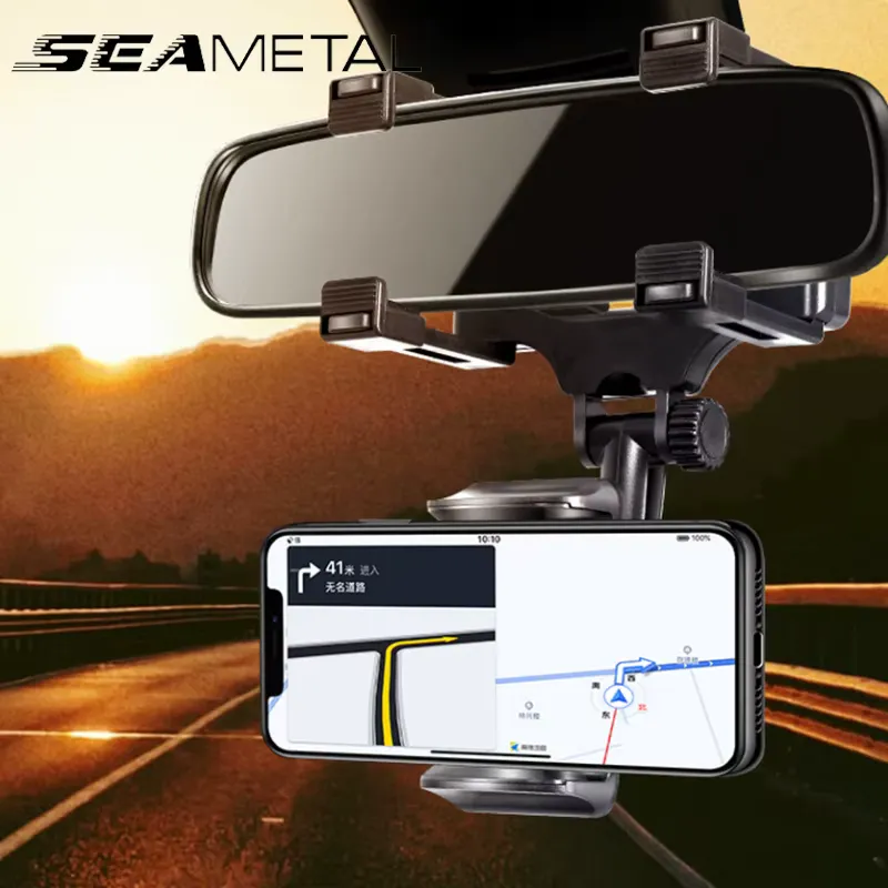 SEAMETAL Suporte Retrovisor para Smartphone 360°