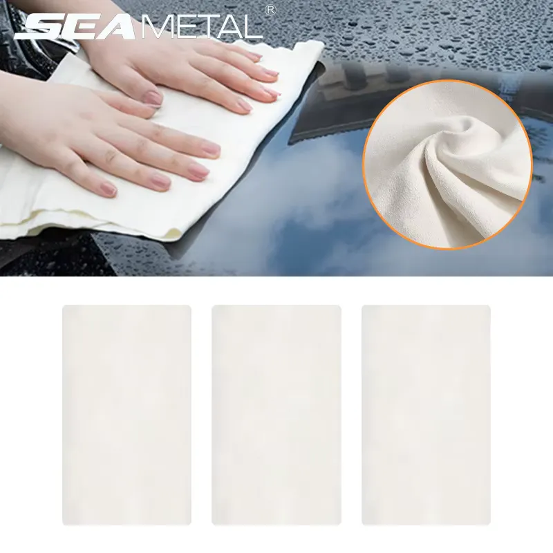 SEAMETAL Toalha de Limpeza Camurça Deerskin para Carro