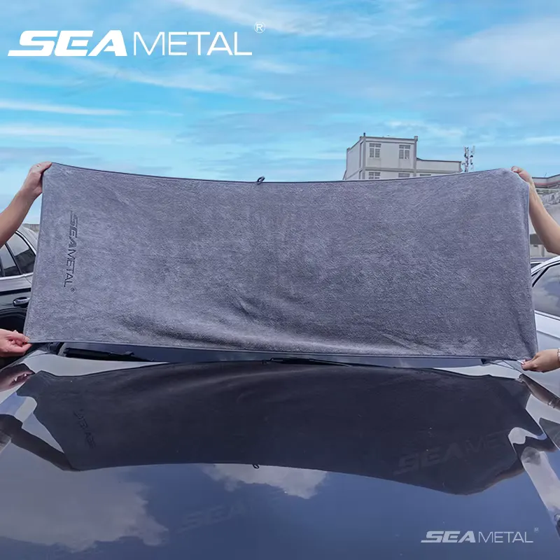 SEAMETAL Toalha de Microfibra 160x60cm para Lavar e Secar Carro